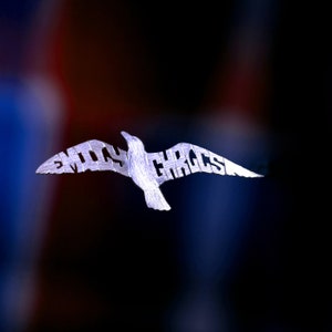 Colar de pássaro pingente de gaivota prata 925 iniciais de nome personalizado letras personalizadas feitas à mão ouro 14k