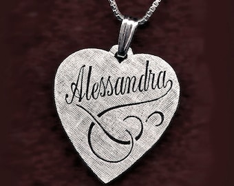 Collana tripla in argento con ciondoli personalizzati con iniziali - Mi