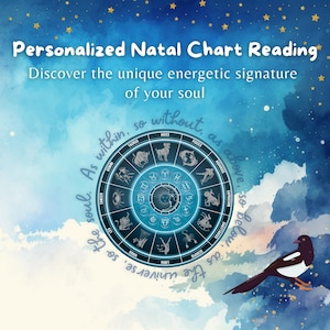 Lectura personalizada de la carta natal / Lectura detallada de la carta natal / Análisis personalizado de la carta natal / Lectura astrológica / Lectura del zodíaco