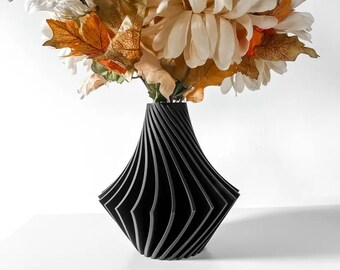 flower vase, for dried and preserved flower arrangements, unique home decor