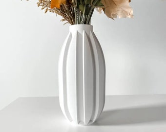 Blumenvase für getrocknete und konservierte Blumenarrangements, einzigartiges Wohndekor