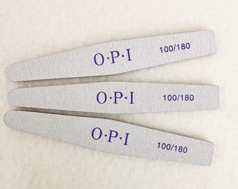 Lima de uñas profesional OPI de grano 100/180 (1 unidad)