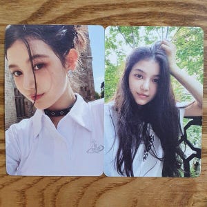 Lot de 2 cartes photo K-pop Danielle NewJeans Weverse Album OFFICIEL