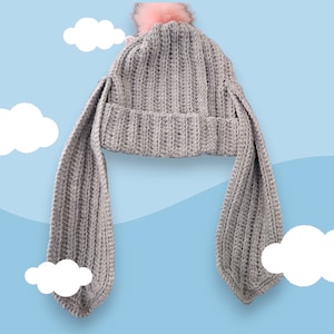 Bunny Ears for any Beanie *PATTERN ONLY*
