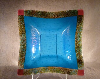 True Blue Square Bowl