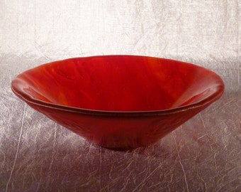 Red Rose Embossed Bowl