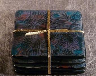 Turquoise Pattern Coasters