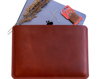 Läderfodral till MacBook | Läderfodral till MacBook | Läderfodral till MacBook | MacBook-fodral | iPad Pro-fodral 11, 12, 9, 13-16 Air Pro | Gravyr