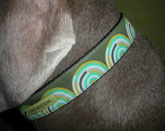 Crescent Collar or Leash in Green