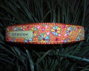 Floral Mosaic Collar or Leash