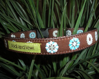 Dahlia Chocolate Collar or Leash