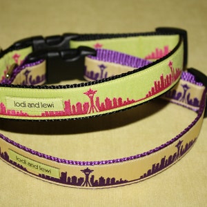 Seattle Skyline Collar or Leash image 2