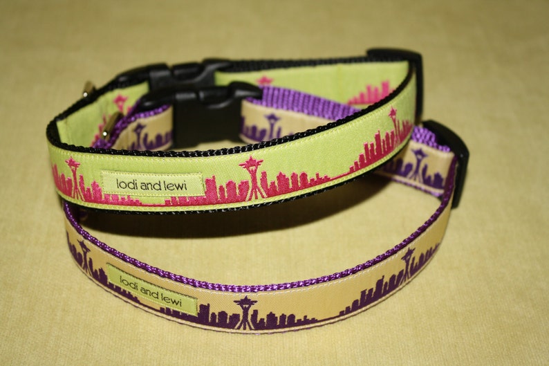 Seattle Skyline Collar or Leash image 2