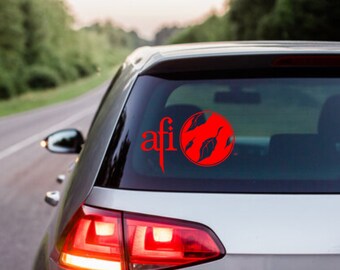 AFI Logo Vinyl Decal Sticker | Transparent Car Bumper Sticker