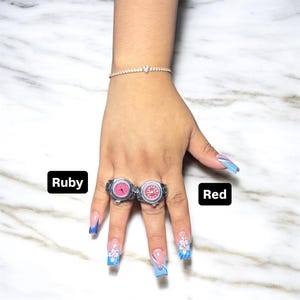 Mini Functional Clock Watch Ring Y2K Style Unisex Adjustable Timepiece, Trendy Fashion Ring for Men & Women, Unique Accessory Gift image 3