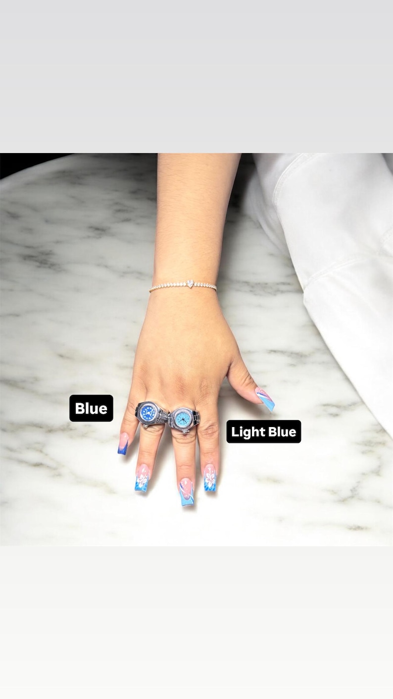 Mini Functional Clock Watch Ring Y2K Style Unisex Adjustable Timepiece, Trendy Fashion Ring for Men & Women, Unique Accessory Gift image 4