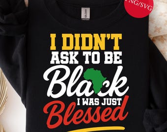 Empowering Afro Design: Black Pride PNG SVG (Digital Download)