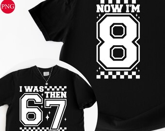 8. urodziny w kratkę SVG PNG: Styl retro flagi wyścigowej (pobieranie cyfrowe)