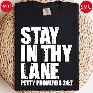 Restez dans votre voie Petits proverbes PNG SVG (téléchargement numérique)