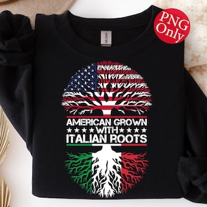 Italian American Pride, png-bestand: VS en Italiaans vlagontwerp (digitale download)