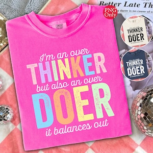 Ontwerp meer dan doener: grappig motiverend citaat, png (digitale download)