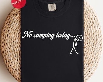 Zabawny zakaz biwakowania w formacie SVG PNG: Smutny projekt postaci z patyczków (pobieranie cyfrowe)