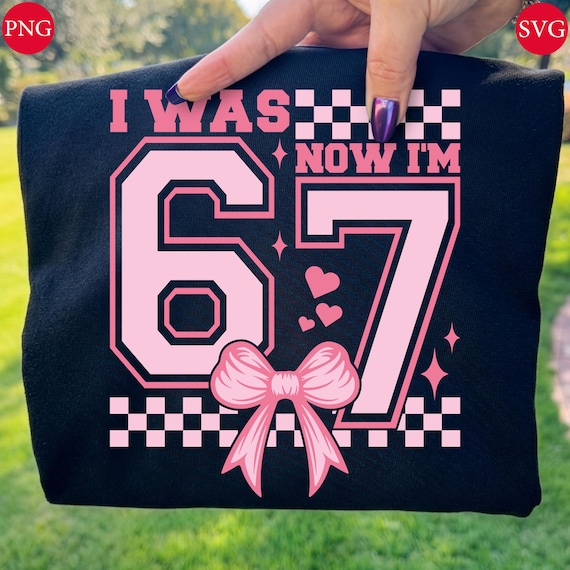 7th Birthday PNG SVG: Pink Coquette Bow Graphic (Digital Download)