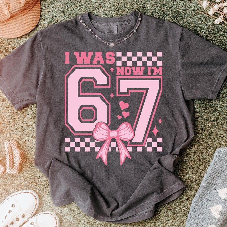 7th Birthday PNG SVG: Pink Coquette Bow Graphic (Digital Download) image 7