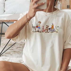Comfort Colors Winnie the Pooh Family-shirt, Disney Trip-T-shirt