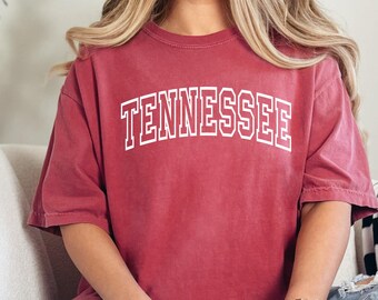 Comfort Colors Tennessee State Pride Shirt, Music City Travel Tee