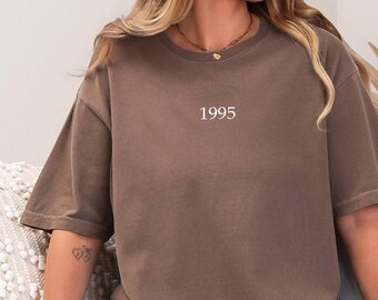 Comfort Colors 30th Birthday Shirt, Custom 1995 Birth Year Tee