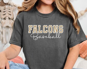 Comfort Colors Custom Baseball Team Shirt, Personalized Baseball Mom Tee