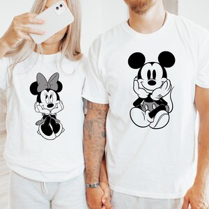 Comfort Colors, Mickey-Minnie Mouse Shirt, Disney couple shirt, Disney Family Shirt, Custom Disney Shirt, Disney Matching, Disneyworld Shirt