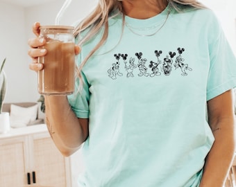 Comfort Colors, Mickey and Friends Shirt, Disney World Shirt, Mickey Shirt, Disney Trip Shirt, Retro Disney Shirt, Disney Group Shirt