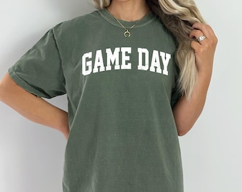 Comfort Colors Game Day Shirt, Sports Mom Tee