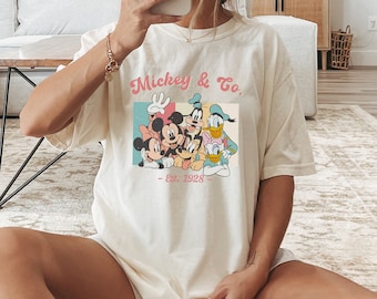 Comfort Colors, Mickey and Friends Shirt, Disney World Shirt, Mickey Shirt, Disney Trip Shirt, Retro Disney Shirt, Disney Group Shirt