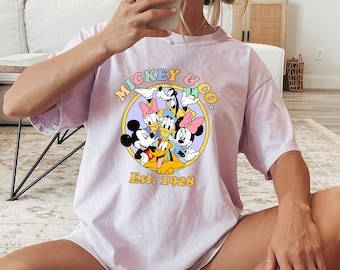 Comfort Colors, Mickey and Friends Shirt, Disney World Shirt, Mickey Shirt, Disney Trip Shirt, Retro Disney Shirt, Disney Group Shirt