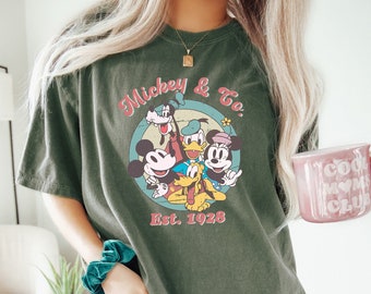 Comfort Colors, Mickey and Friends Shirt, Disney World Shirt, Mickey Shirt, Disney Trip Shirt, Retro Disney Shirt, Disney Group Shirt