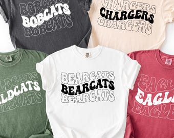 Comfort Colors Mascot Shirt, School Spirit Tee