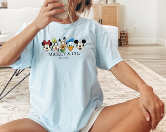 Comfort Colors, Mickey and Friends Shirt, Disney World Shirt, Mickey Shirt, Disney Trip Shirt, Retro Disney Shirt, Disney Group Shirt
