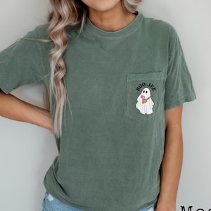 Comfort Colors, Boo Jee Ghost Shirt, Halloween Ghost Shirt, Funny Ghost Shirt, Spooky Vibes Shirt, Spooky Ghost Tee, Boo Jee Shirt, Ghost