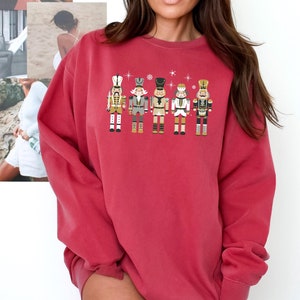 Comfort Colors, Nutcracker Christmas Shirt, Women&#39;s Holiday Shirt, Holiday Shirt, Holiday Party Gift, Festive Christmas Shirt, Nutcracker