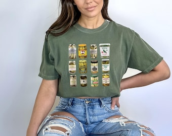 Comfort Colors Canned Pickles T-shirt - Matälskare, Vintagestil