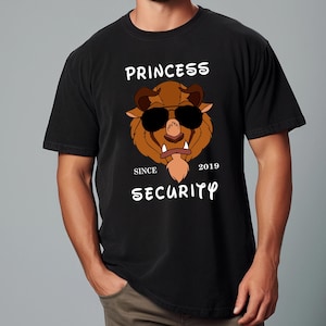 Comfort Colors, Disney Princess Security Shirt, Security Dad Shirt, Gift For Dad, Disney World Shirt, Princess Security, Gift For Boyfriend