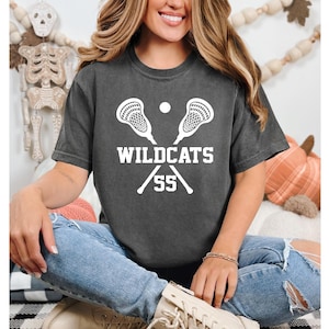 Comfort Colors, Custom Lacrosse Shirt, Lacrosse Mom Shirt, Lacrosse Team Shirt, Personalized Lacrosse Shirt, Lacrosse Shirt, Custom Lacrosse