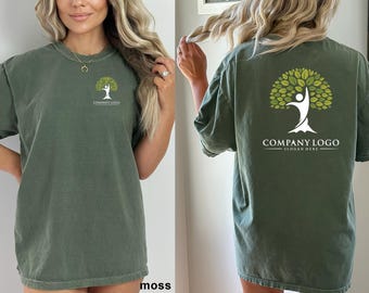 Maglietta con logo personalizzato Comfort Colors, design personalizzato