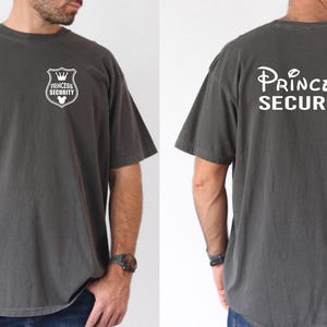 Comfort Colors, Disney Princess Security Shirt, Security Dad Shirt, Gift For Dad, Disney World Shirt, Princess Security, Gift For Boyfriend
