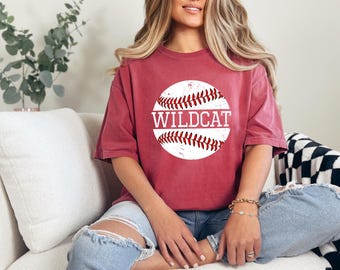 Comfort Colors Custom Baseball Team Shirt: Personalized Baseball Mom Tee