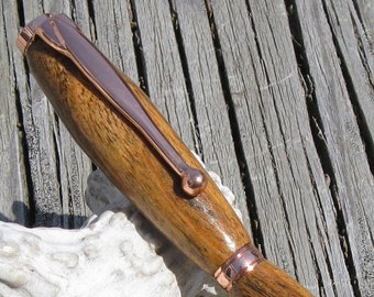 Exotic Bocote Wood Retractable Twist Pen