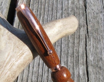 Leopardwood Refillable Twist Pen
